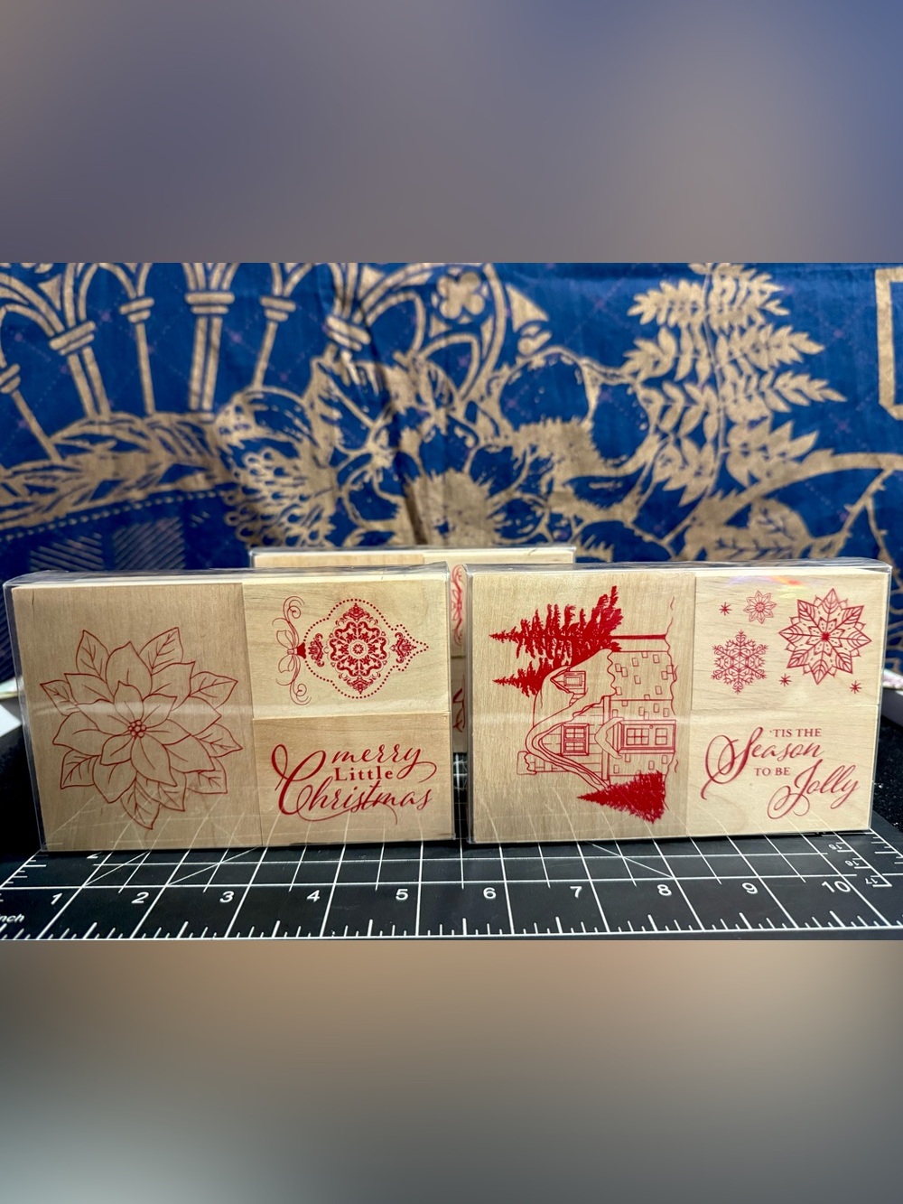 New with Tags Seasonal Recollections Stamps Still in Box